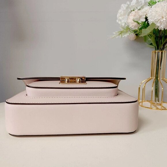 Michael Kors 35T2GS9M2L Sloan Editor Medium Messenger Bag IN Powder Blush - Picture 4 of 9